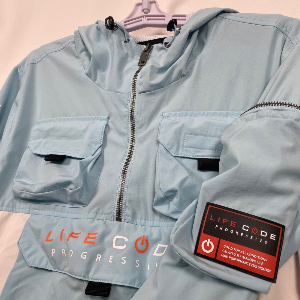 Life Code Progressive Anorak Jacket Pullover Hood… - image 1